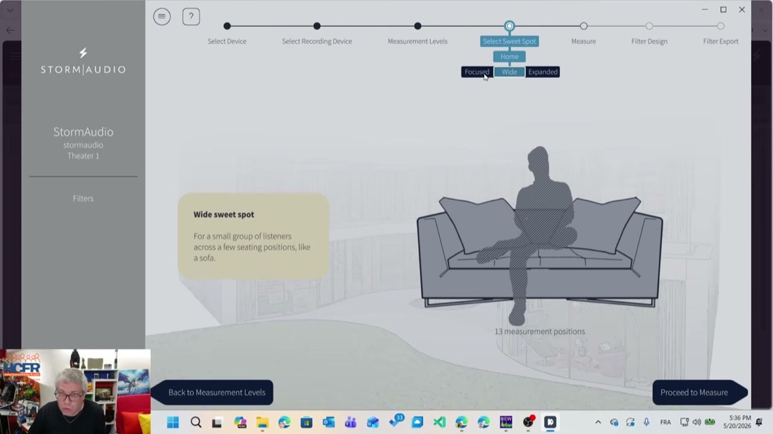 Dirac Live 主聆位測量點示意圖